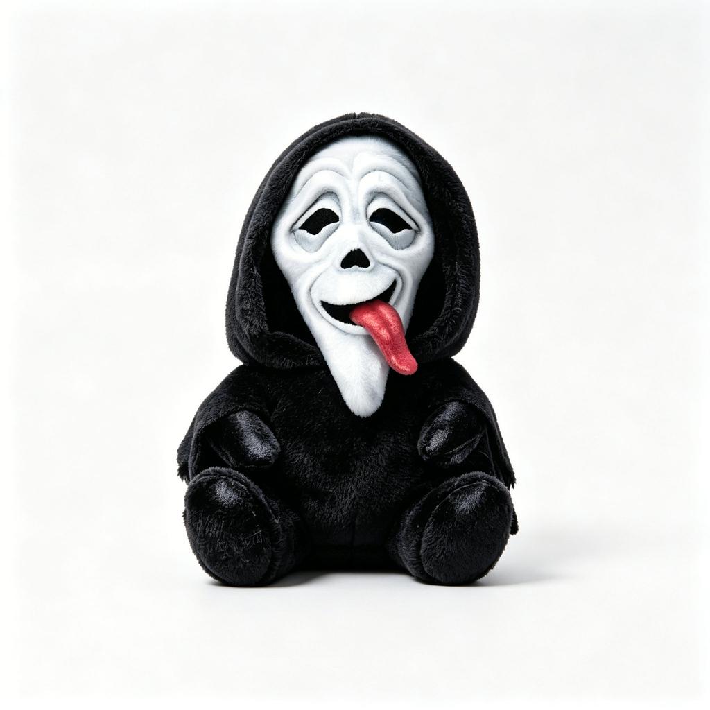 ScaryMovie Urlo Halloween Peluche Bambola Giocattolo Faccia da Fantasma Animale di Peluche Morbida Decorazione Regalo per le Feste 30cm