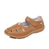 2025 Direct Sales Foreign Trade Large Size Comfortable Mother Sandals New Flat Bottom Breathable Bag Head Sports Hollow Roman Sandals