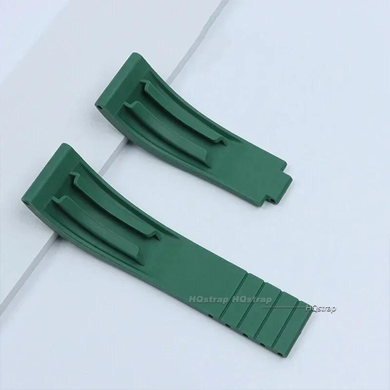 High Quality Rubber Watch Strap for Rolex Water Ghost Submariner Silicone Wristband for Daytona GMT OYSTERFLEX 20mm Bracelet