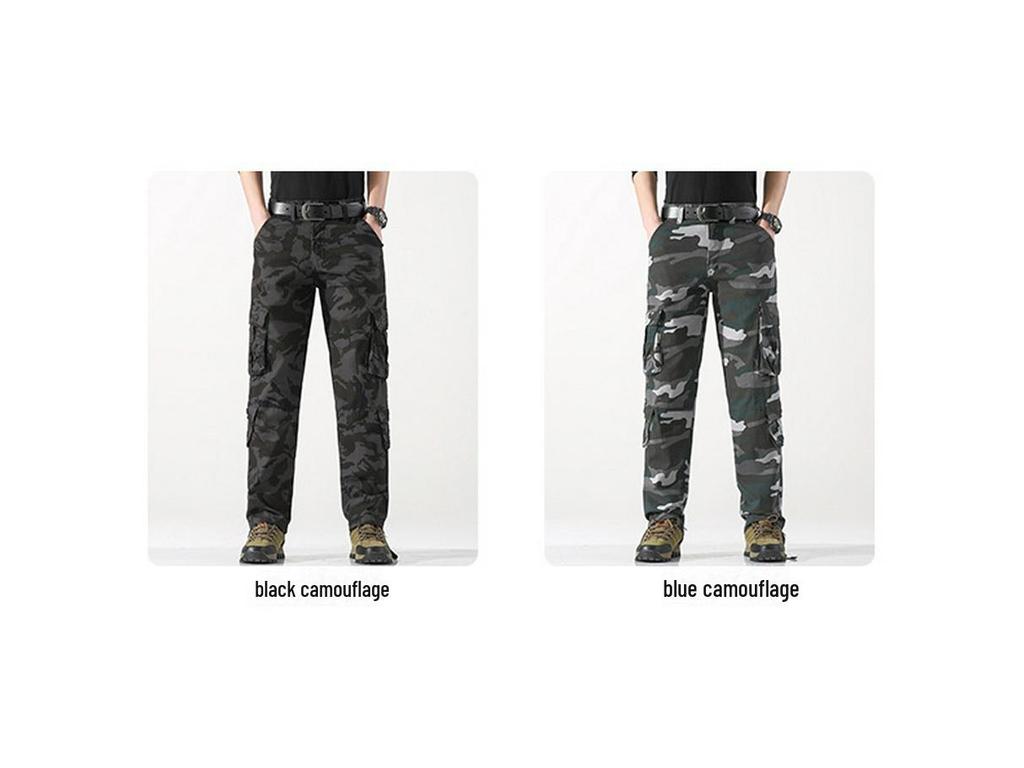 Men's Fashion Camouflage Overalls: New Loose-Fit Outdoor Breathable Military-Style Casual Pants