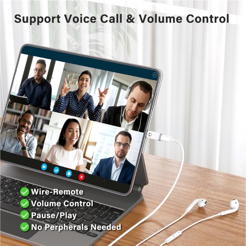 Type  C To Connector  Sound  Adapter In Line Control Sound  Adapter Portable Sound  Adapter Charging Adapter for Phone