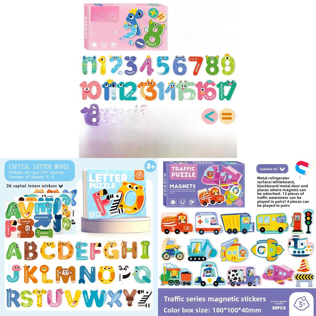 Fruits Shape Magnetic Puzzle For Kids With Abc Letter Learning And Diy Fun