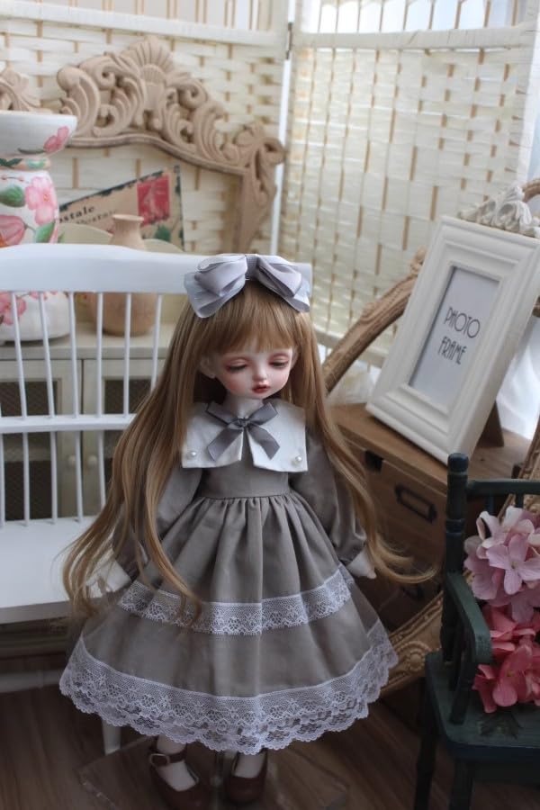 HAMRETHYPPZ 14 16 13 BJD Ball-Jointed Doll Dress Doll Costume Maid Outfit Ball-Jointed Doll Dress Princess Dress, Princess Skirt, Cute Maid Skirt,