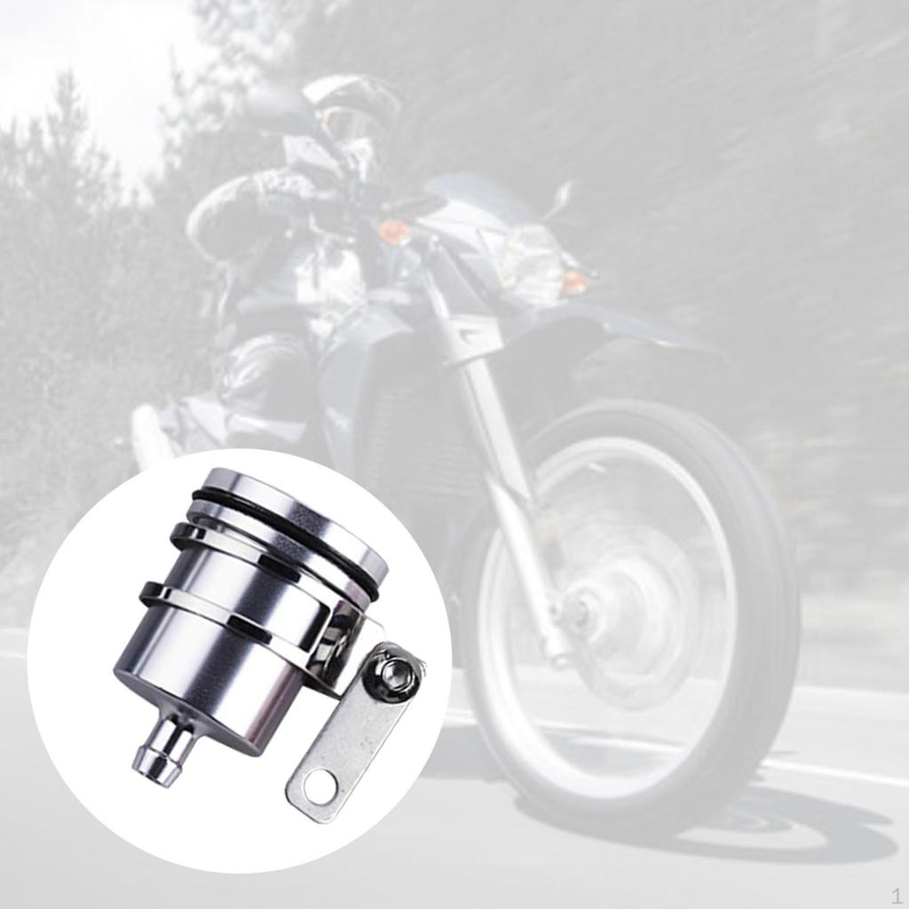 Aluminum, Motorcycle Brake Fluid Reservoir, Clutch Master Cylinder Reservoir Oil Tank Cup
