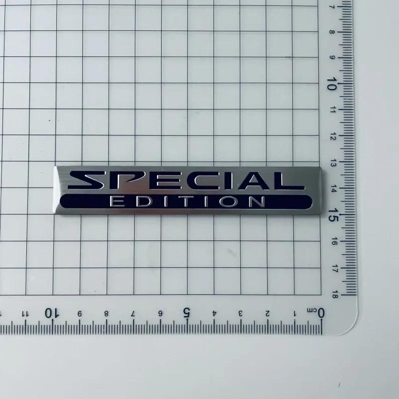 3D Metal Aluminium Silver Black Logo LIMITED EDITION Emblem Car Fender Badge Trunk Decal LIMITED EDITION Stikcer Accessories