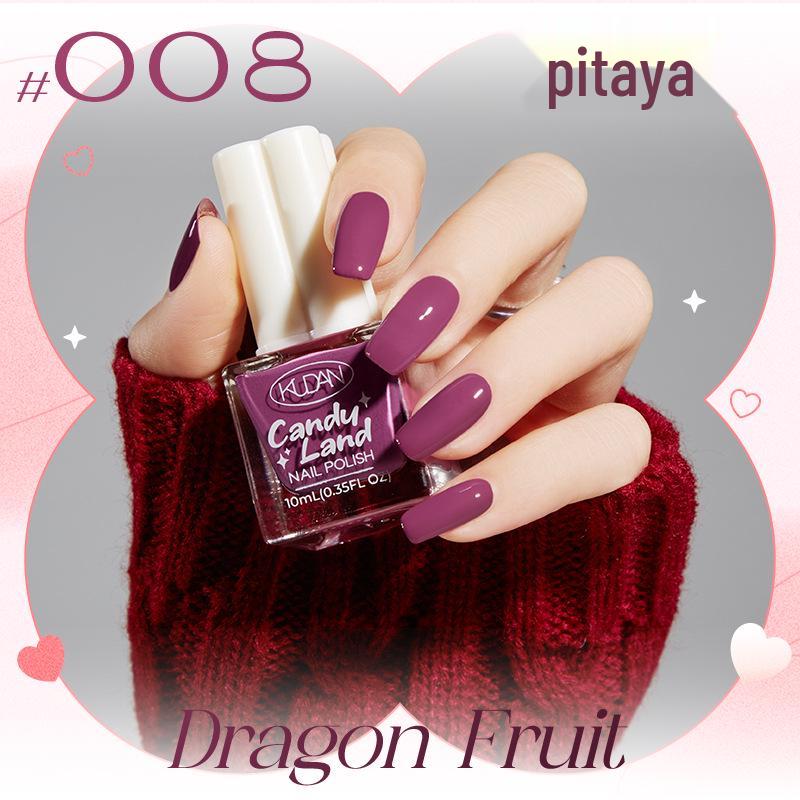 Candy Land Quick-Dry Water-Based Peelable Nail Polish - Long-Lasting Glitter Nude Care
