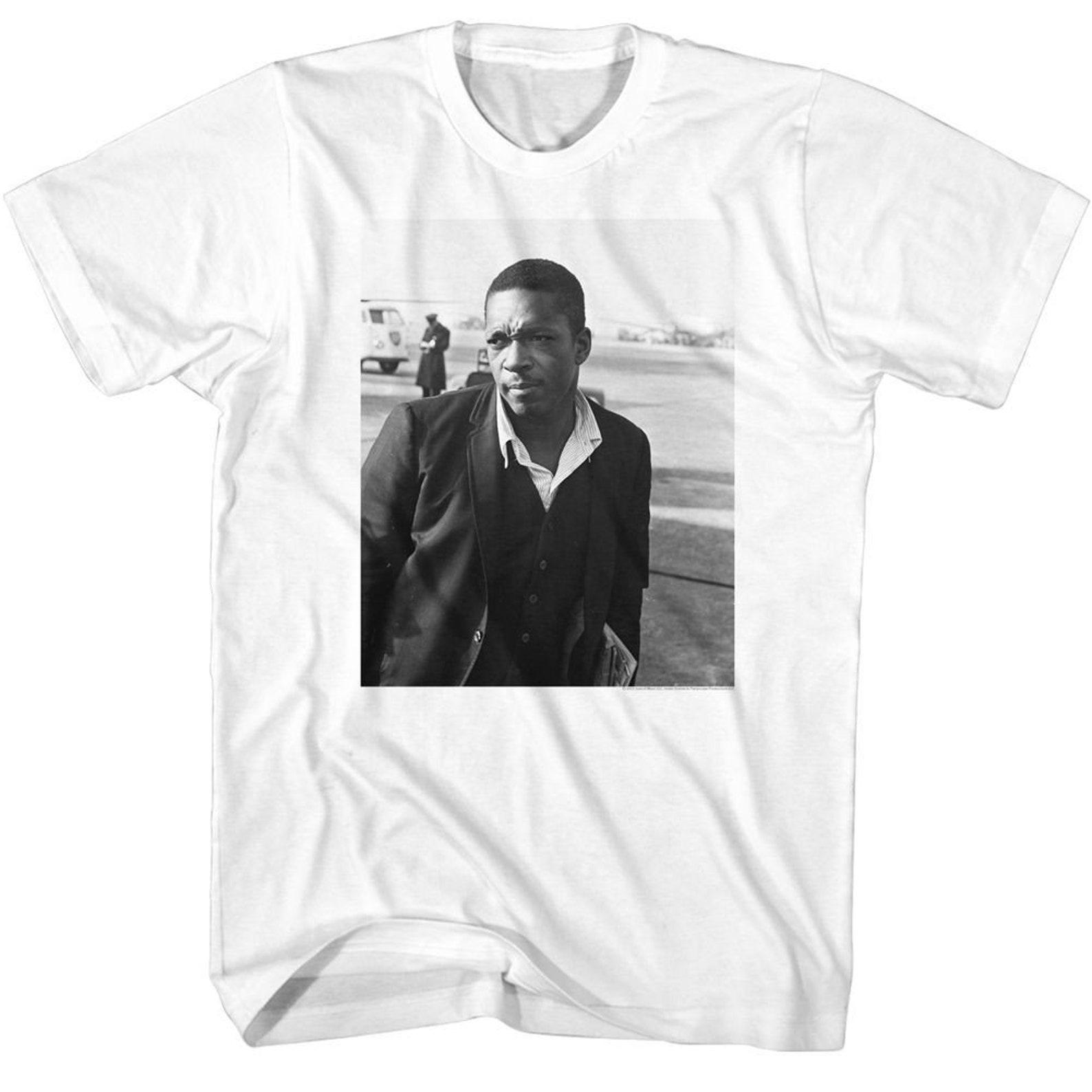 John Coltrane Airstrip White T-Shirt 2XL