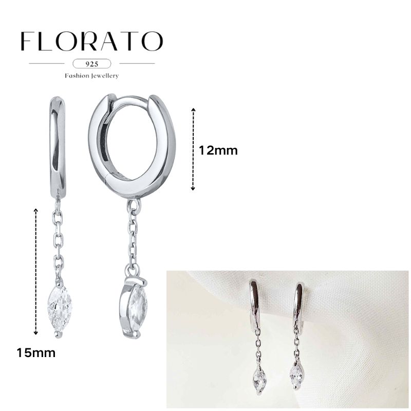 Evil Eye 925 Silver Ear Needle Exquisite Shell Zircon Retro Geometric Pendant Earrings for Women Fashion Party Jewelry