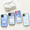 Caroon Cute C-Cinnamorolls Matte Transparent Phone Cover For iPhone Case 16 15 14 13 12 11 Pro Max X XS Max Plus