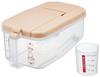 Refrigerator Rice Horizontal with Measuring Cup and Made In Miffy Dispenser, Type, Casters, Japan, 2.5kg, Design, RBI2-A