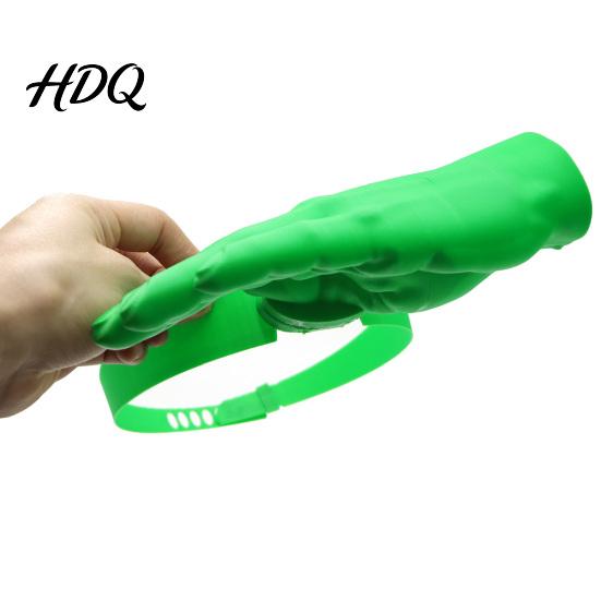 Breathable Sun Hat Palm-Sized Hat Funny 3D Hand Shaped Protection Visor Extended Wear Hands-Free Shade for Beach Party Outdoor Gardening Fishing
