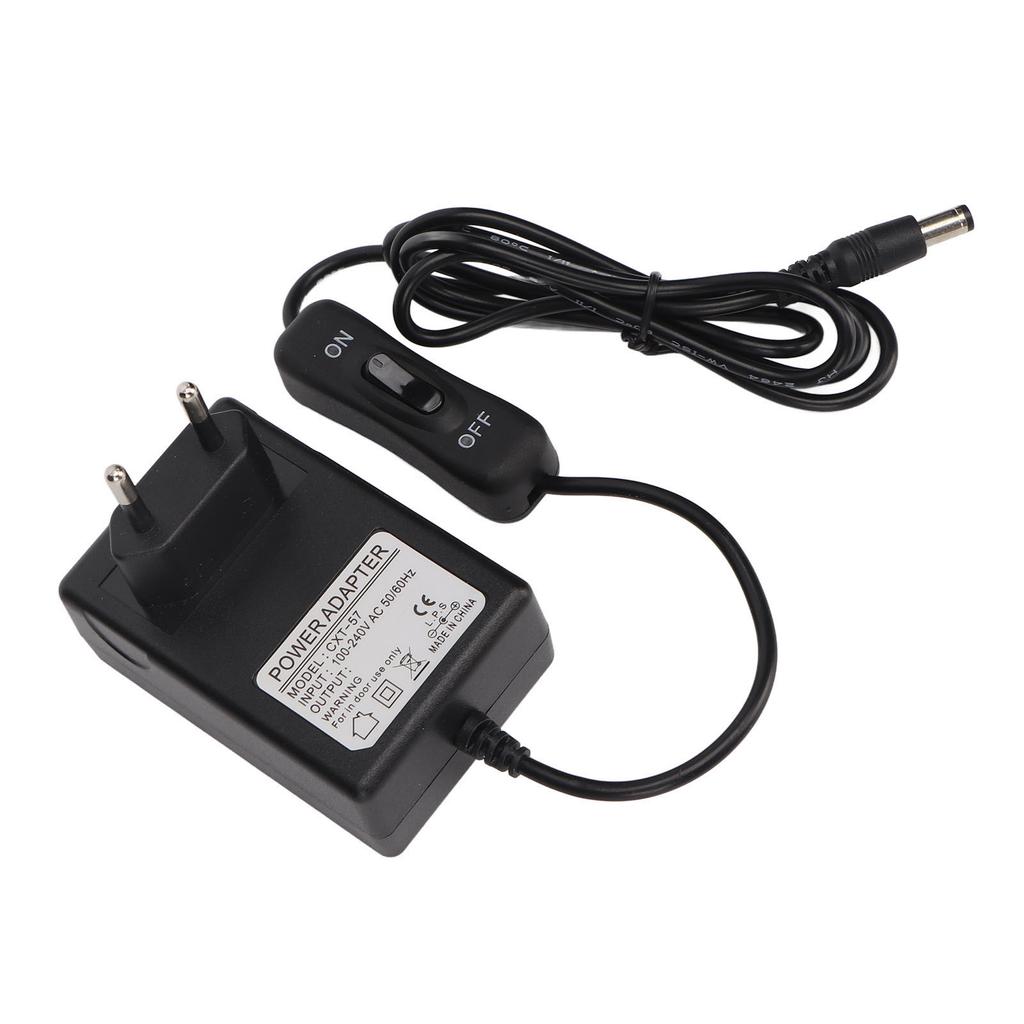 7.5V 2.5A Power Supply Plastic Metal Black Compact Portable Voltage Transformer Adapter for 10cm Foam Cutting Pen EU