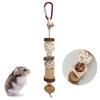 Small Animal Hamster Toy Handwoven Rattan Toy Cluster Pet Grinding Teeth Toy