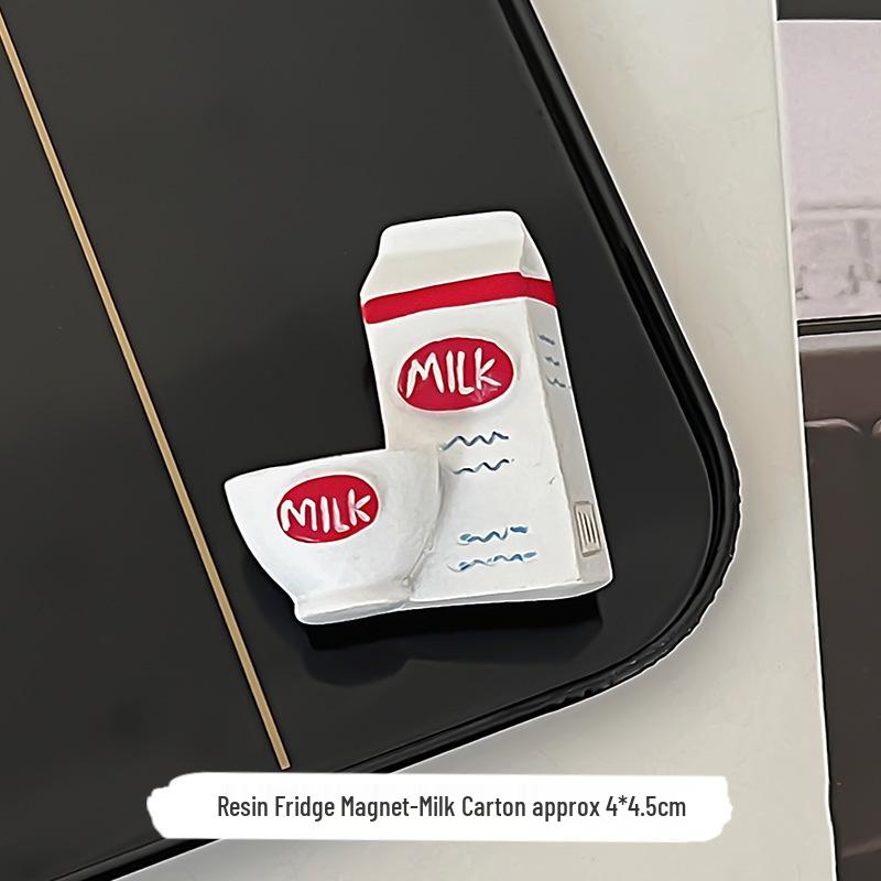 Personalized 3D Food Refrigerator Magnet - Creative & Cute Resin Design