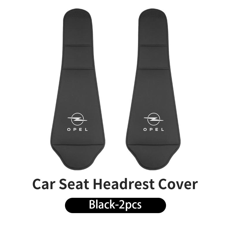AAAYQ1 Car Seat Headrest Cover Leather Neck Pillow Protector Accessories For Opel Astra Insignia Corsa Zafira Meriva Mokka Vivaro Vect
