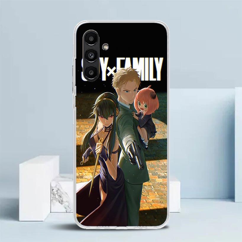 Anime S-Spy Family Anya Cover for Samsung Galaxy A17 A37 A57 A16 A26 A36 A56 A15 A14 A55 Phone Case A13 A53 A25 A35 A24 A34 A23