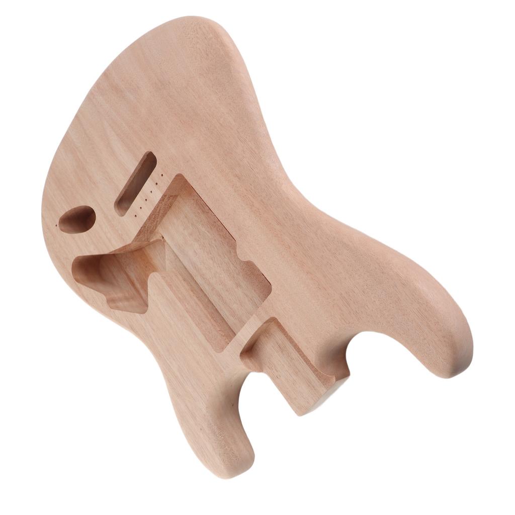 Unfinished Electric Guitar Barrel Mahogany DIY Professional Electric Guitar Body Replacement Blank GSB09