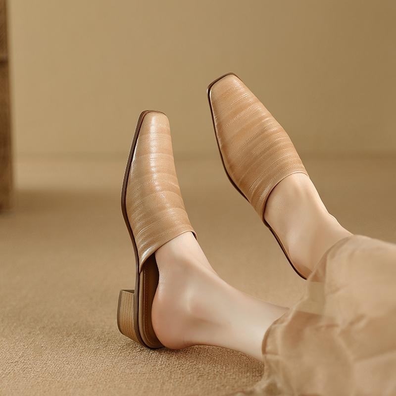 Fashion 2025 New Summer Women Slipers Woman Shoes Fashion Mules Slippers Shoes for Women Zapatos Mujer Embroider Ladies Shoes
