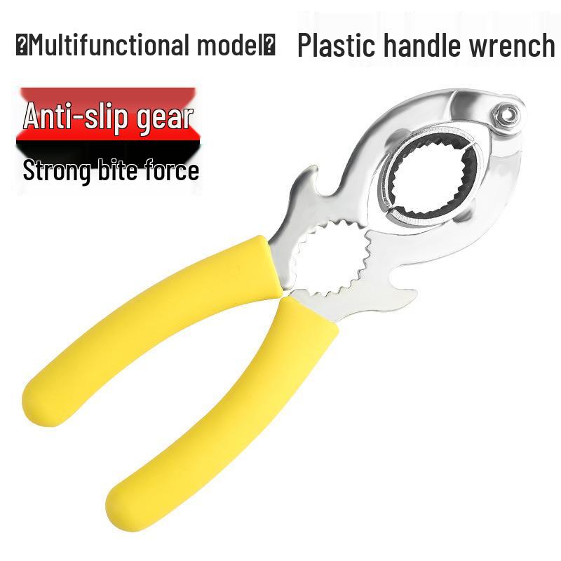 

Бытовой кухонный аэратор для смесителя и инструмент-ключ для фильтра излива Triple Use Upgrade серебро белый