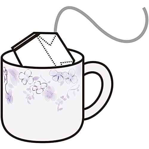 Tokiwa Kogyo Tea Bags, Approx. 9.5 X 7cm, 50 Tea Bags with String, Medium, Made In Japan