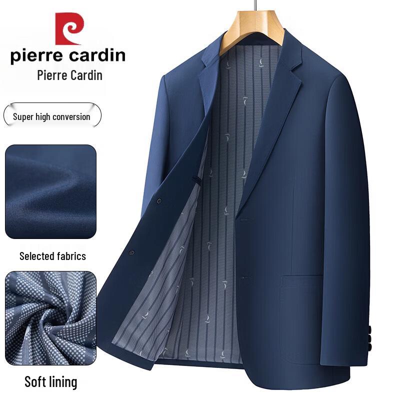 Pierre Cardin Men's Cotton Notched Lapel Blazer