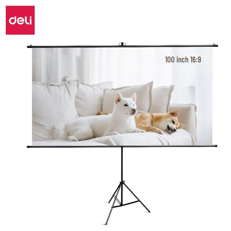 Deli 100-inch Projector Screen