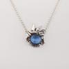 Tanzanite Gemstone 925 Sterling Silver Designer Pendant 0.5" Unique Jewelry For Birthday Gift CP-43-9