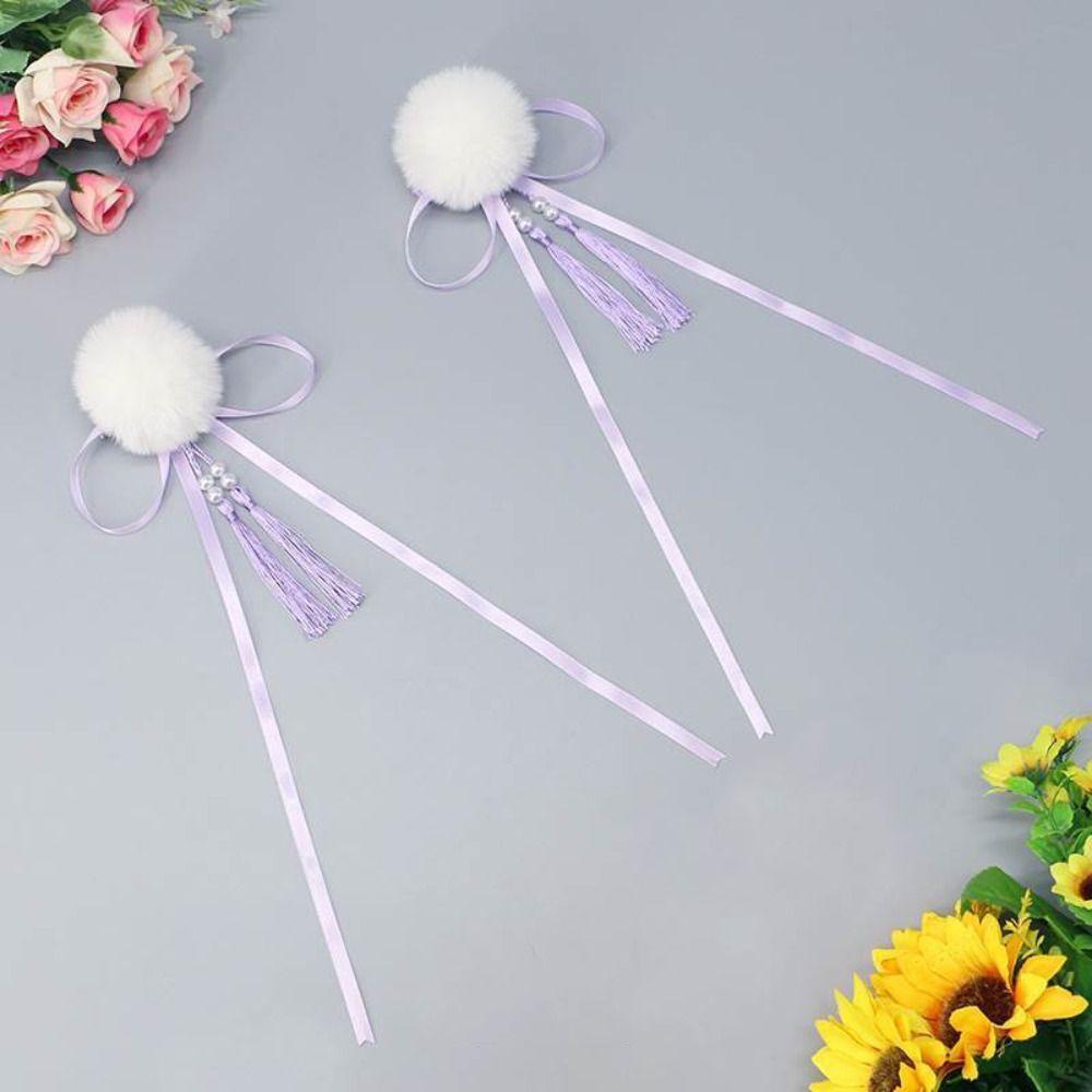 Cloth Chun-Li Hair Bun Clip Barrettes Chinese Style Hairpin  Cheongsam Headwear