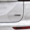 KMWL7 CRDi Logo Lettering Metal Badge Stickers Car Rear Trunk Body Emblem For Kia Sorento Carens Carnival Sportage Hyundai Tucson Kona