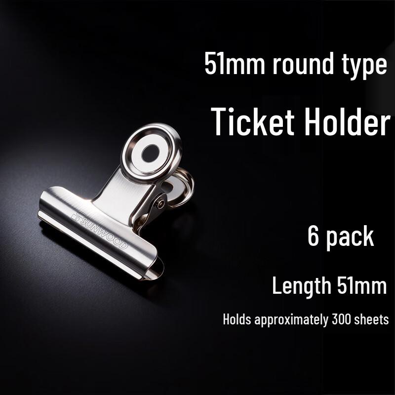 SUNWOOD Metal Document Clips