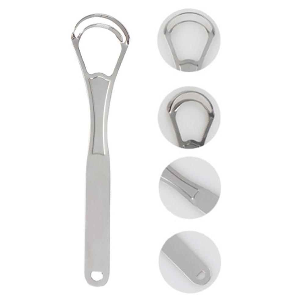 Oral Care Stainless Steel Tongue Scraper Medical Mouth Brush Tongue Brush Tongue Scraper Cleaner