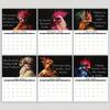 Fun Chicken-Themed Calendar 2026 Wall Calendar For Home Office Decorations Wall-Mounted Calendar 2026 New Year Gifts For Friends