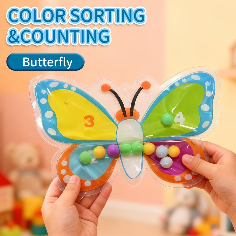 

Sensory Fidget Toy for Autistic Kids Color Sorting Maze Beads Montessori Toy Fine Motor Skills Stress Relief Preschool Learning