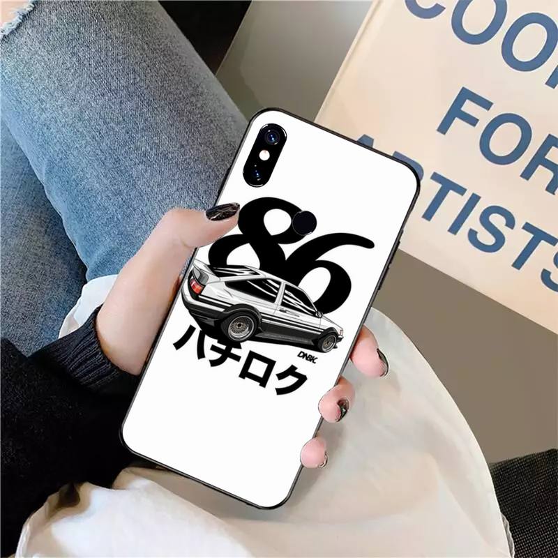 

Initial D AE86 мультяшный автомобиль роскошный дизайн чехол для телефона для Xiaomi Redmi note 7 8 9 t max3 s 10 pro lite redmi note 8t