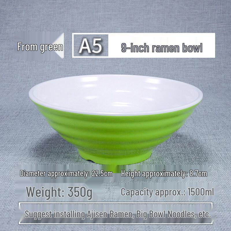 

Commercial A5 Melamine Noodle & Soup Bowl