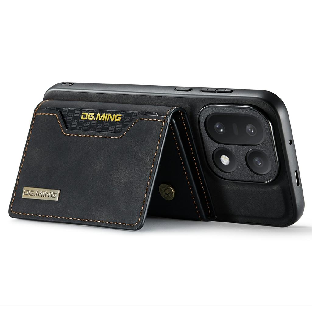 DG.MING M2 Serie für OnePlus 15 5G PU-Leder Dreifach faltbar Mehrere Kartenfächer Halter Geldbörse
