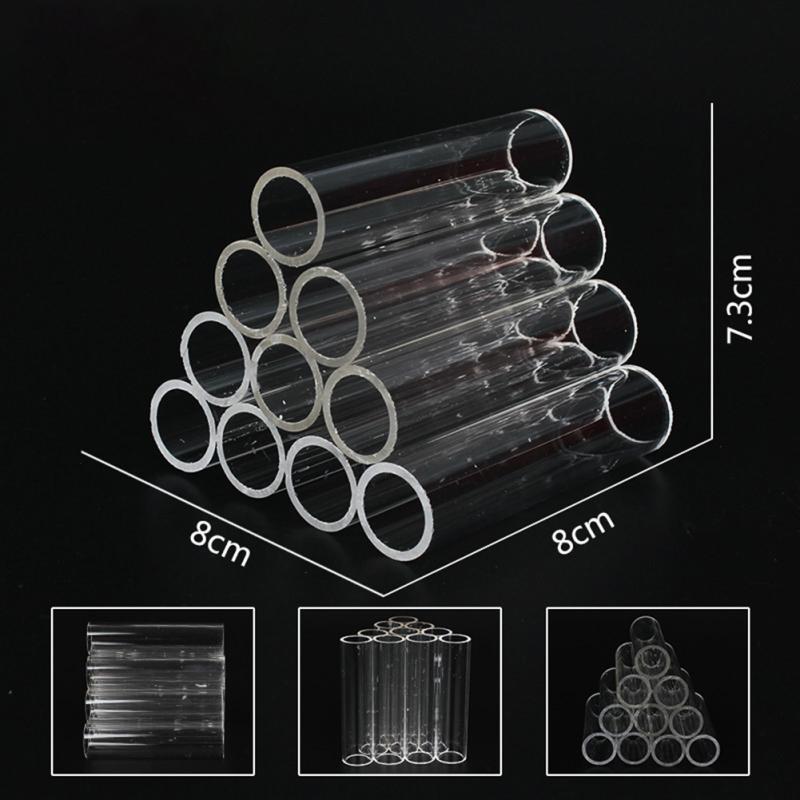 Transparent Acrylic Breeding Tube Shrimp Fish Hide Cave House Aquarium Decoration Supplies