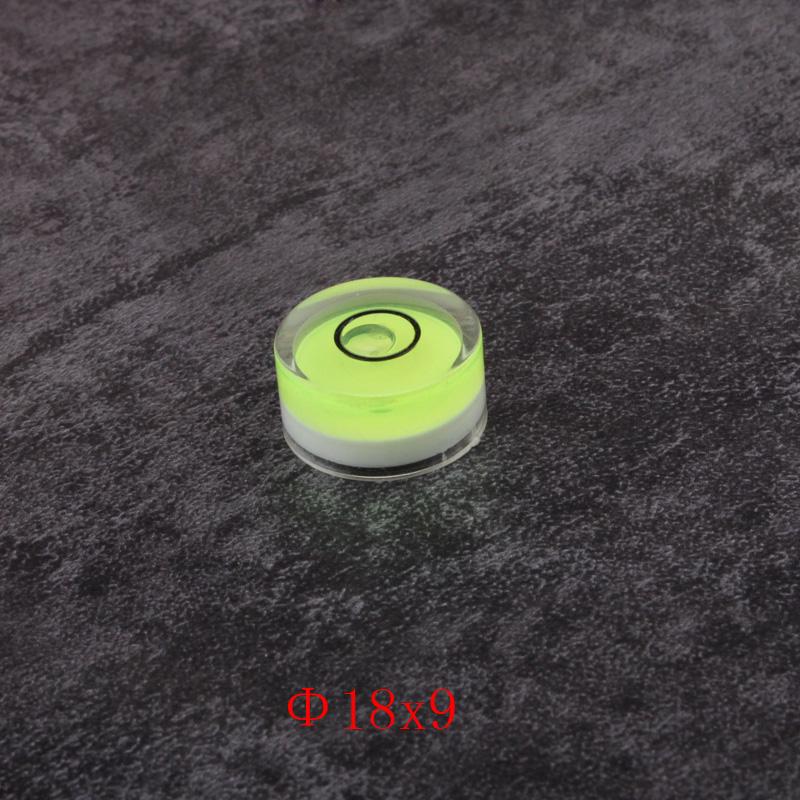 Universal Green Spirit Level with Scale - Compact Liquid Bubble Measuring Tool