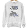 Sweatshirt - Great Dane - Unisex - Funny Humor - Long Sleeves - Grey