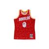 Bape X Mitchell & Ness Rockets Camo Basketball Swingman Jersey 1F73-109-918