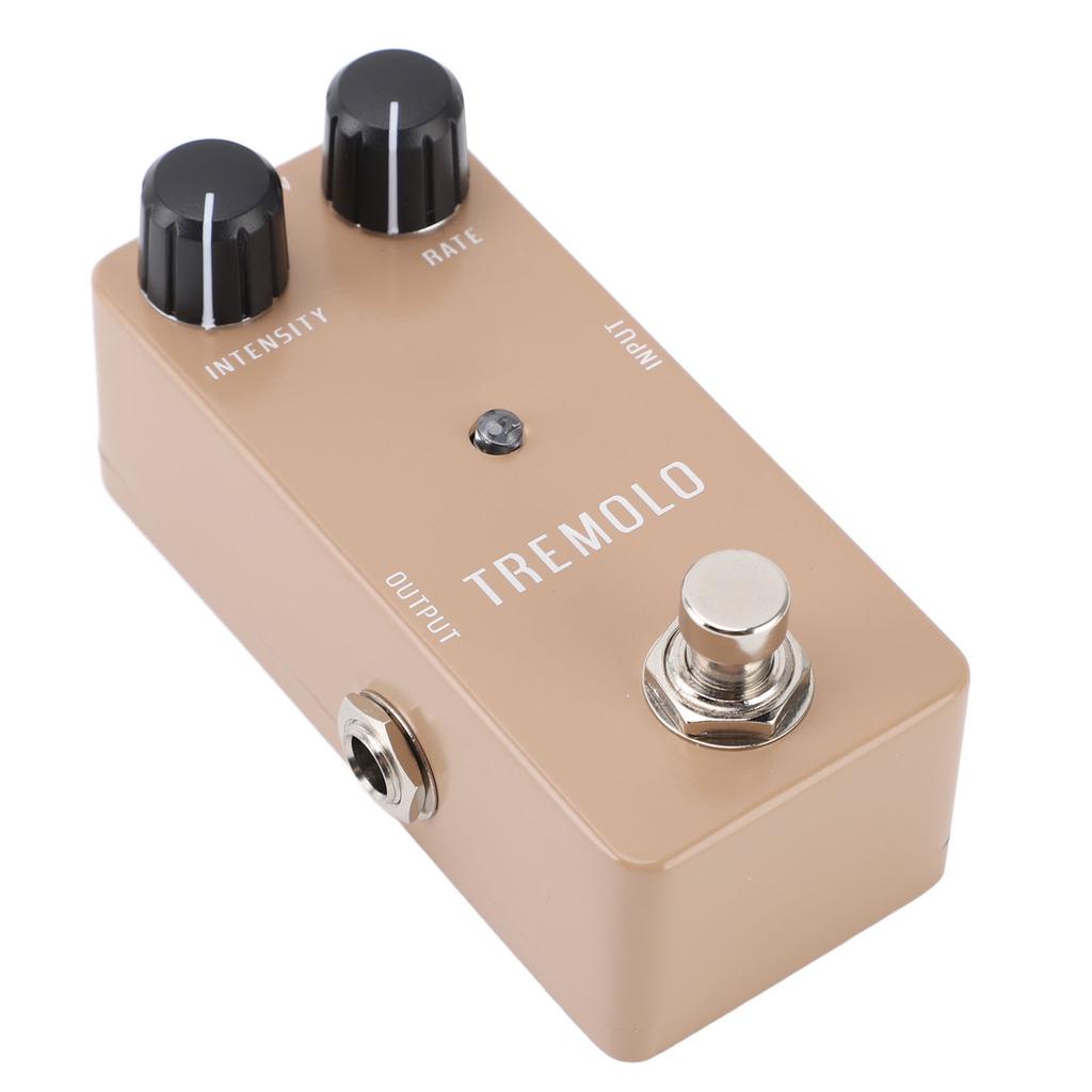 Electric Guitar Tremolo Pedal with True Bypass Single Type Effect Pedal 1Hz?25Hz Speed Range DC 9V