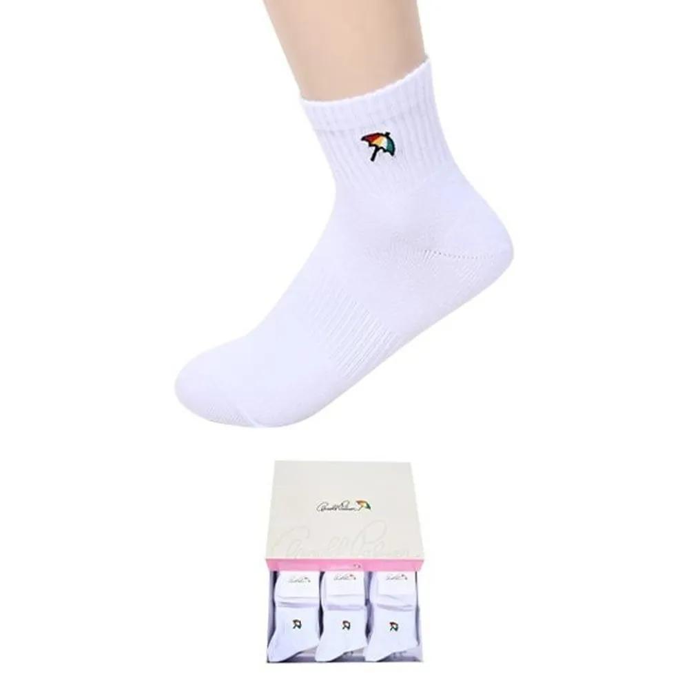 Arnold Palmer Women s Casual Plain White Embroidered Wooden Neck 24cm