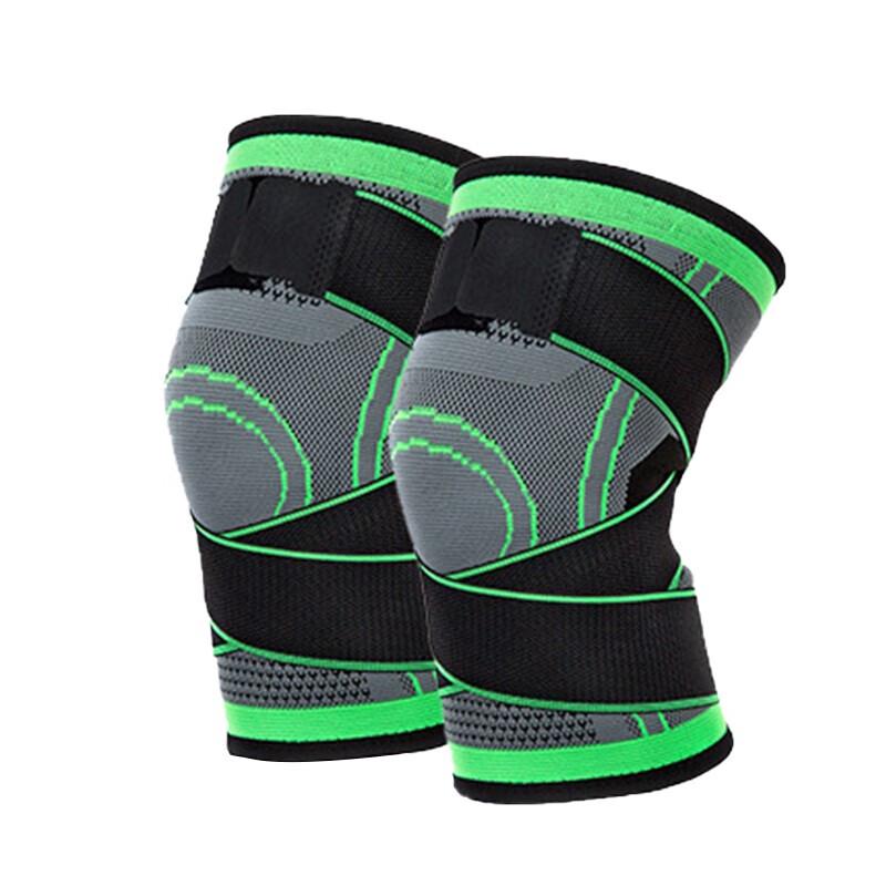Outdoor Sports Knitted Knee Brace Pair M