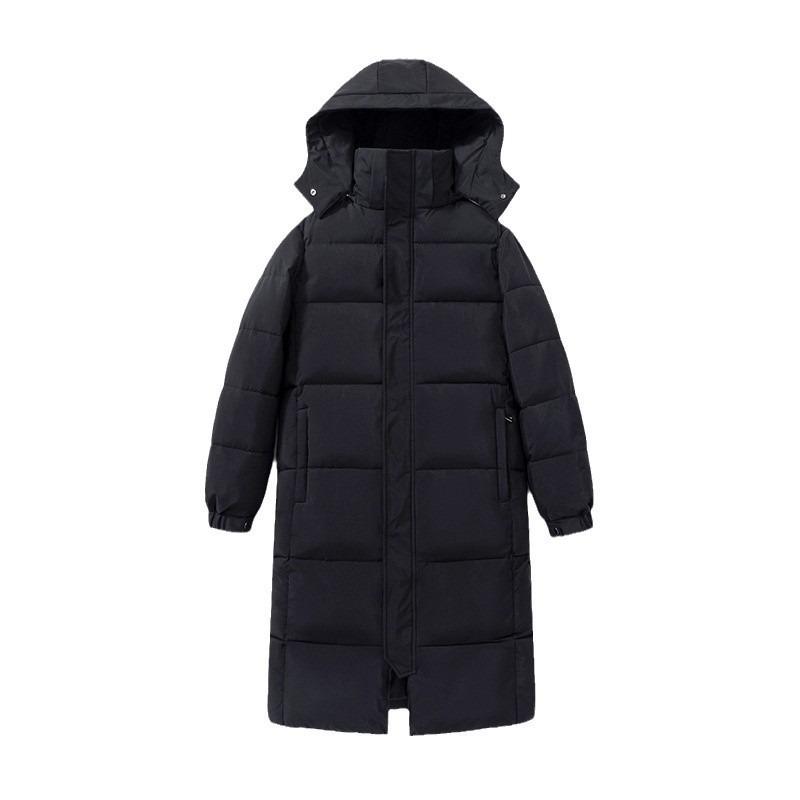 0 Season Chinese Drama Down Cotton Clothes Long Over the Knee Loose Cotton Clothes Women's Coat Tide