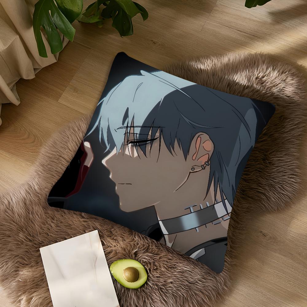 Alien Stage Till Anime Boy cushion cover For Bedroom Car Coffee Shop Room Soft and Living Room Sofa Decorative Pillow Cover Case