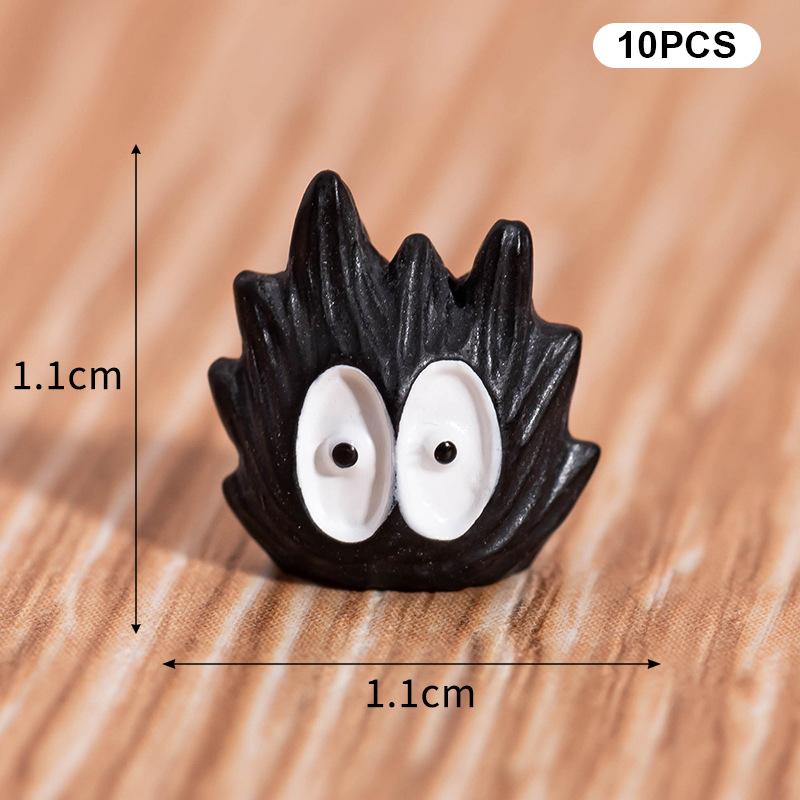 

10 шт. Милая мультяшная миниатюрная фигурка из смолы, украшение, микроландшафтное украшение, украшение для дома своими руками, кавайное украшение для рабочего стола