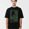 Vintage Bigfoot Forest T Shirt Respect The Locals Camping 100 Cotton Novelty Top Vintage Streetwear Breathable