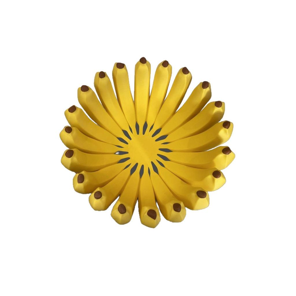 Banana Shaped Storage Tray Fruit Bowl Unique Design Decorative Organizer for Kitchen Table Living Room or Office Use