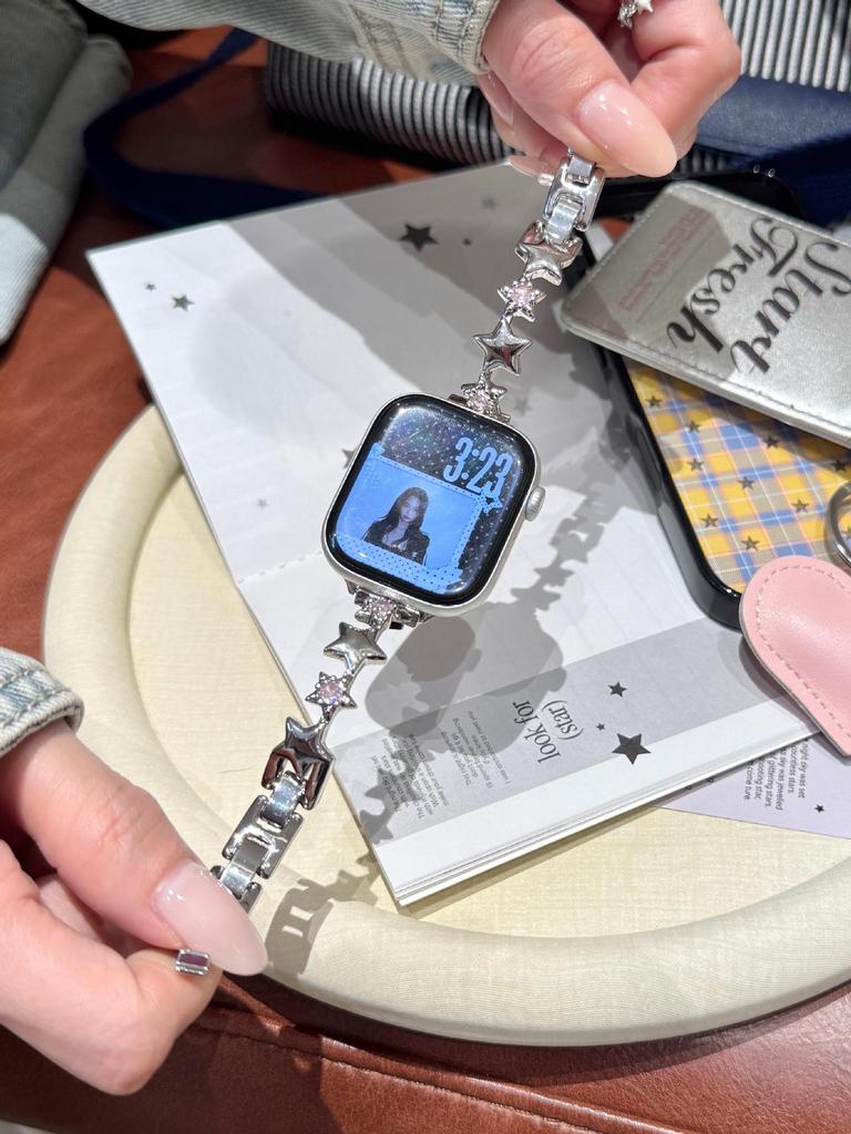 Zircon Chain Metal Strap for Apple Watch 11th Gen & UltraSE