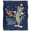 Merry Christmas Tinsel Tangle Blanket